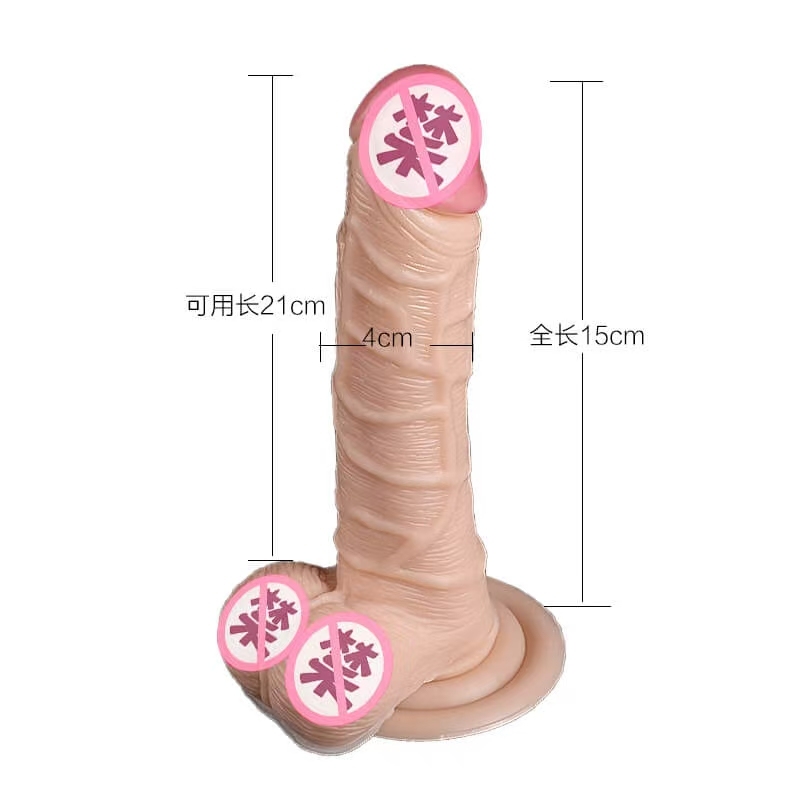 Female toy David powerful suction cup silicone penis