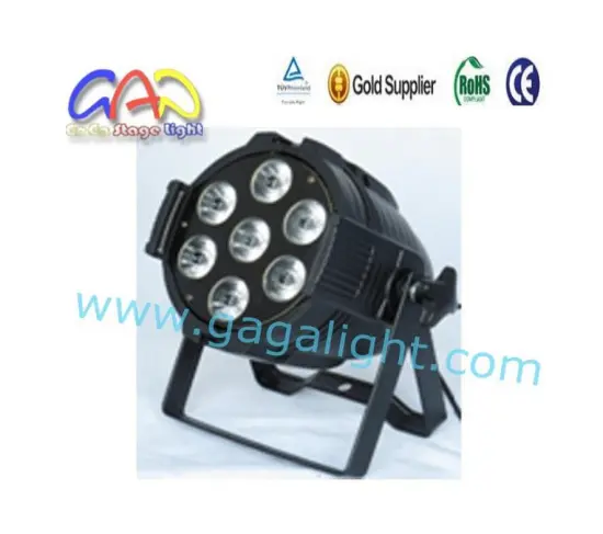 7PCS 12W 4 in 1 RGBW LED Mini PAR Party Light