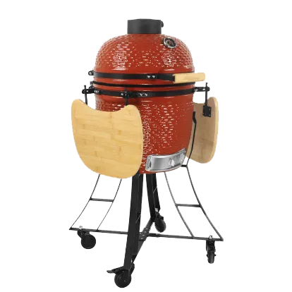 SEB KAMADO / STEEL EGG BBQ 18 inch charcoal grill for smoking baking grilling searing oven pizza