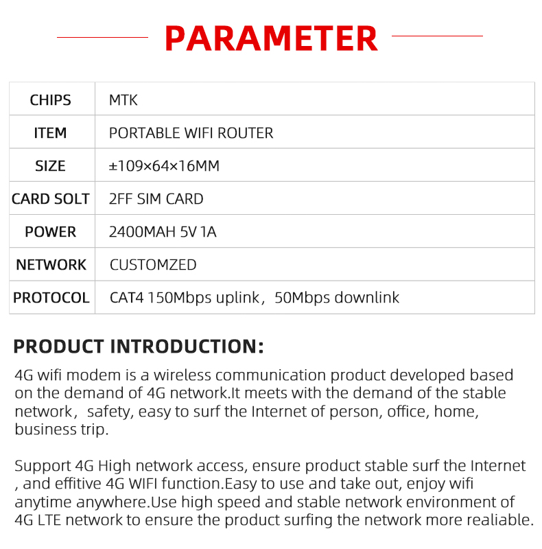 4g Wifi Router