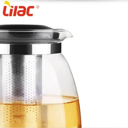 Lilac kitchen tea glasses set