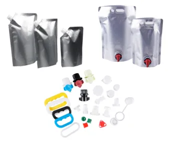 Stand Up Spout Drink Pouches For Wine Packaging
