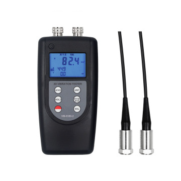 Medidor de vibración LandTek VM-6380-2-Analizador portátil de 2 canales