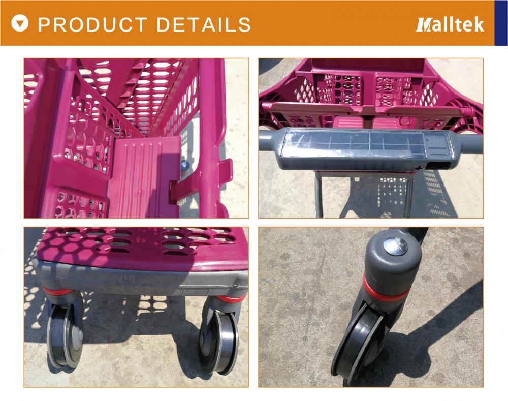 Convenience Store 130L Plastic Shopping Cart