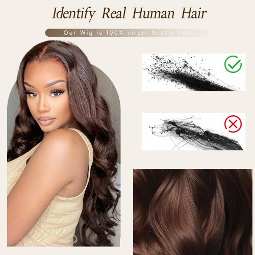 Chocolate Brown Lace Front Wig 13x4