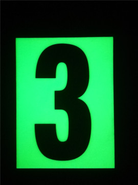 Realglow Photoluminescent  Flat Number 3