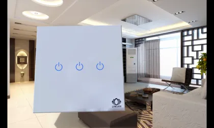 LINGAN High Quality Smart Home System Touch Screen Light switch smart home wall switch
