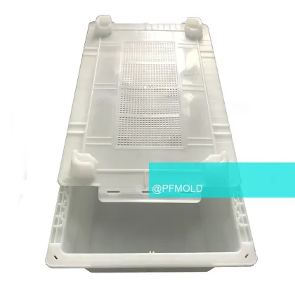 slide cover crate YUDO hot runner mold