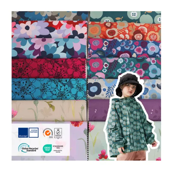 Waterproof Polyester 100D Digital Print Fabric for Clothing