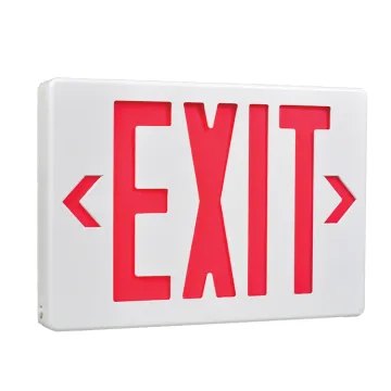 JIMING UL & cUL Approved LED Hotel Exit Sign with Battery Backup: NFPA Compliant Emergency Egress Lighting