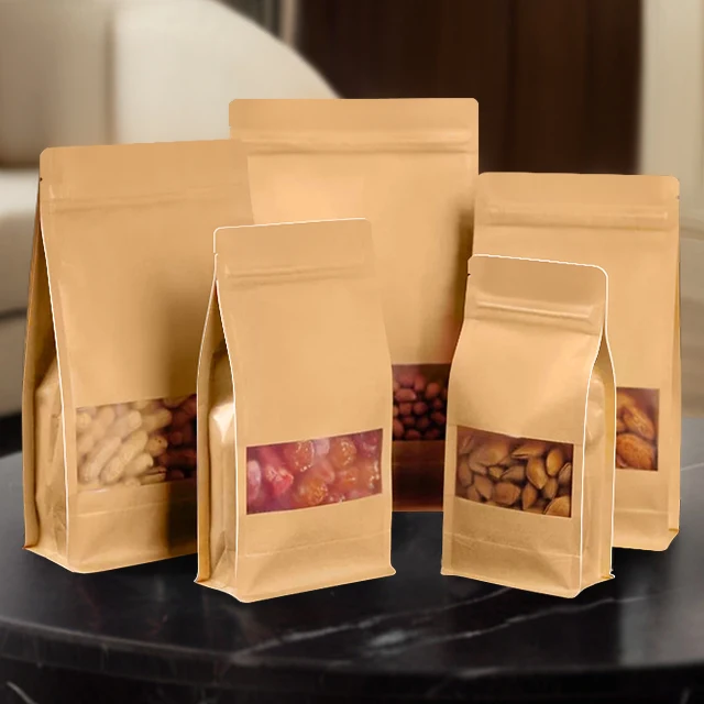 Kraft Pouch with Window
