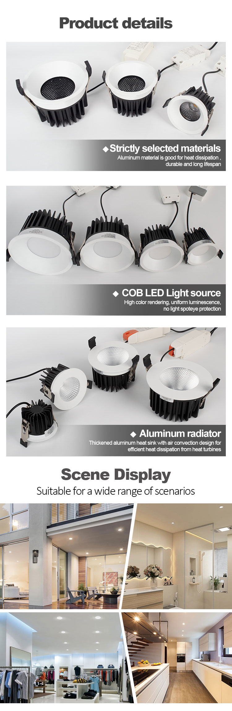 waterproof led spotlight