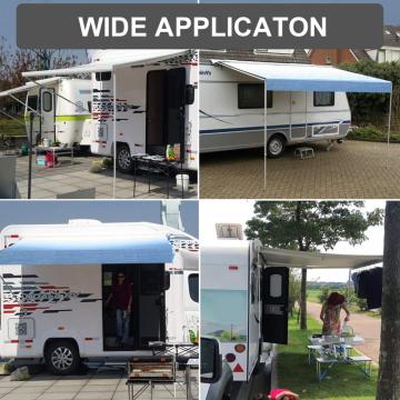 RV Awning Fabric Replacement Waterproof Vinyl Shade Screen