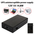 12V 1A 14.8W Uninterruptible Power Supply Multipurpose Mini UPS Battery Backup Security Standby Power Supply Smart