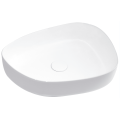 Umywalki ceramiczne z polerowaną powierzchnią w kolorze czystej bieli