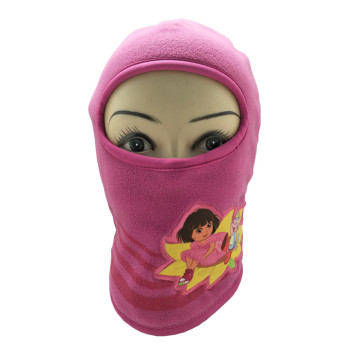2019 new fashion polar fleece custom print logo face mask for kids