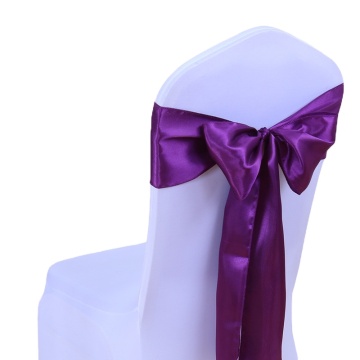 Affordable Satin Gold Chair Sashes for Weddings