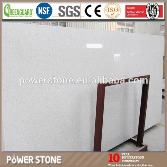 Sparkle White Flooring Quartz Stone Prices
