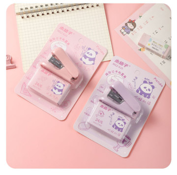 Kawaii Mini Stapler 24/6 with 400PCS Staples for Students and Office Use