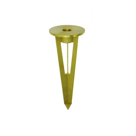 Brass stake Accessory for Landscape lighting fixtures