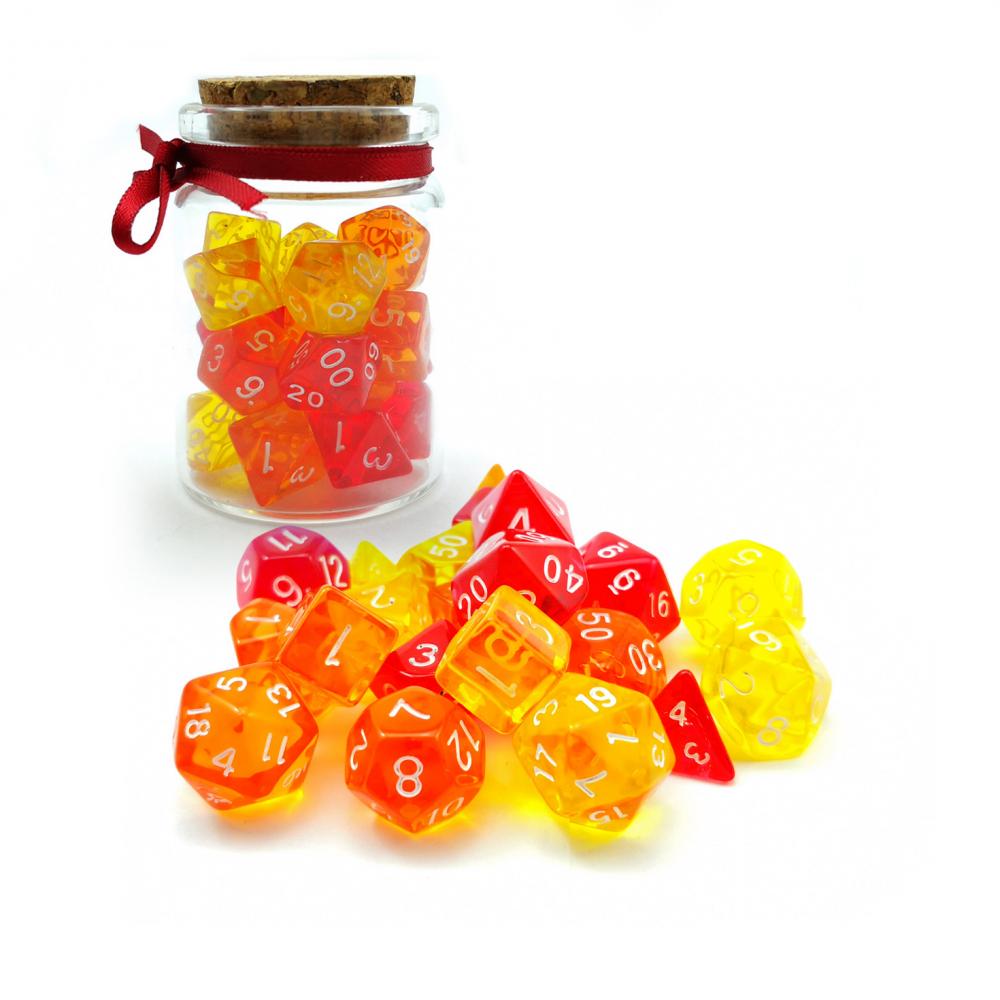 BCD 18121 Gem Mini Polyhedral Dice Bottle  