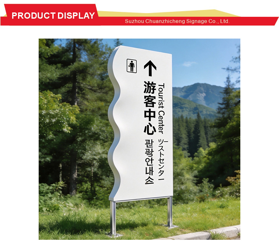 Rust Resistant Outdoor Tourist Spot Marker Boards