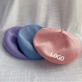 Colorful adults embroidery beret embroidered high quality wholesale