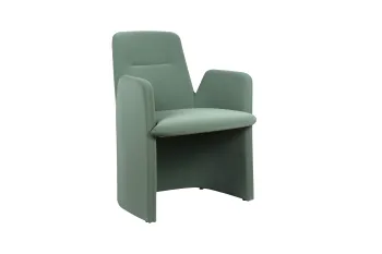 Italian minimalist light green lounge Angel chairs