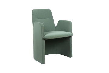 Italian minimalist light green lounge Angel chairs