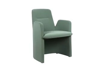 Italian minimalist light green lounge Angel chairs