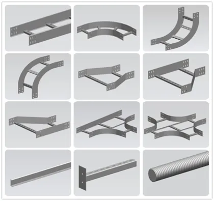 Aluminum Alloy Cable Bridge / Al Cable Tray / Cable Ladder /Cable Trunking