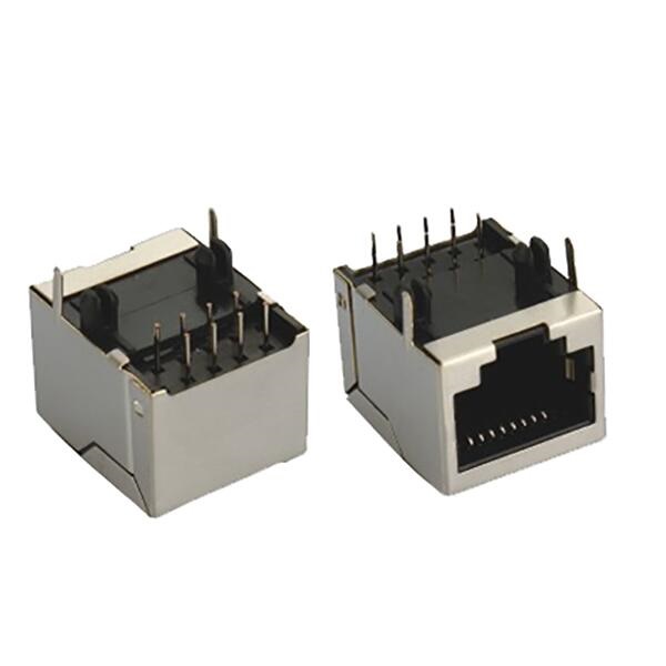 RJ45 Jack Shielded 1x1P Front 3.05