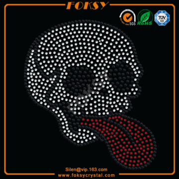 Skull Tongue rhinestone transfers wholesale