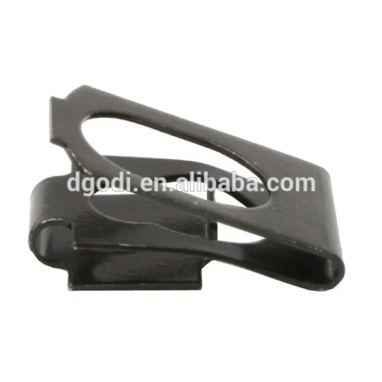 promotional retaining flat mounting spring metal clip from TS16949 factory