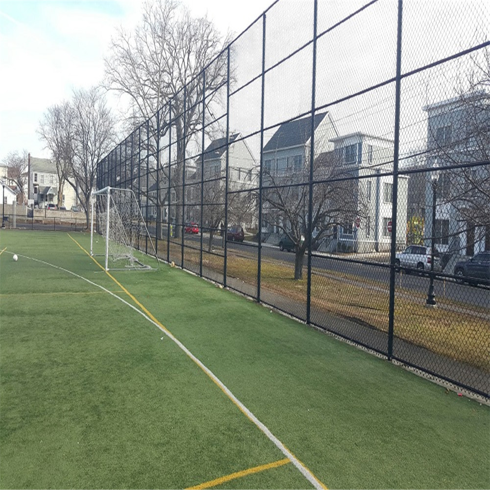 Black Vinyl Systems Galvanized Chain Link Fence