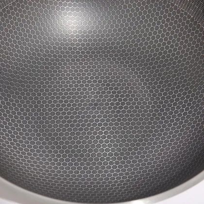 Antibacterial Honeycomb Stainless Non-Stick Frying Pan for Export