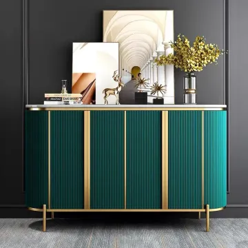 Modern Luxury White Kitchen Cabinets: Buffet and Sideboard Designs