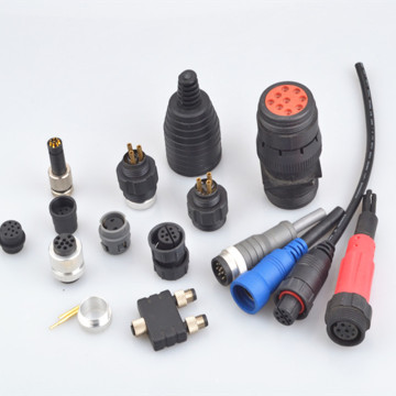 Geformter wasserdichter 5Pin M6 M8 M12 IP68 Stecker