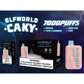 ELF WORLD Caky 7000Puffs 650mah Rechargeable Battery