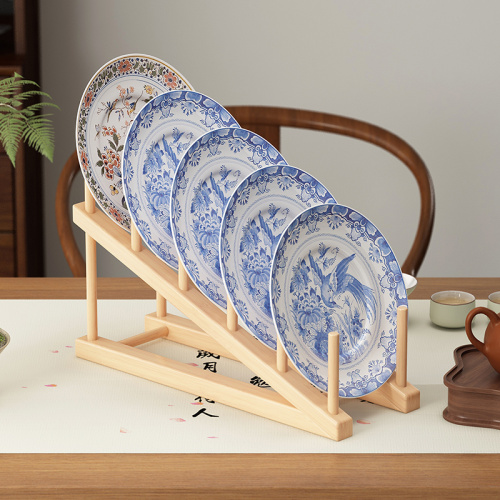 Bambu Çay Fincanı Depolama Organizatör Rafı