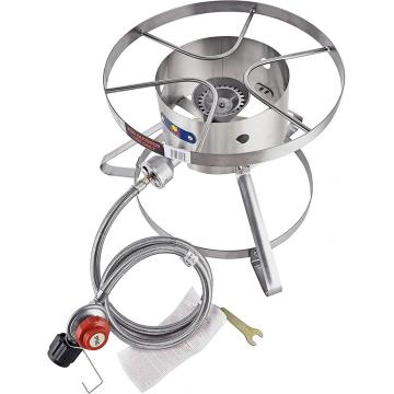 Stainless Steel Outdoor Propane Burner Round