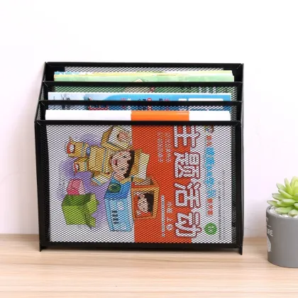 Metal wrought office data rack Office storage rack