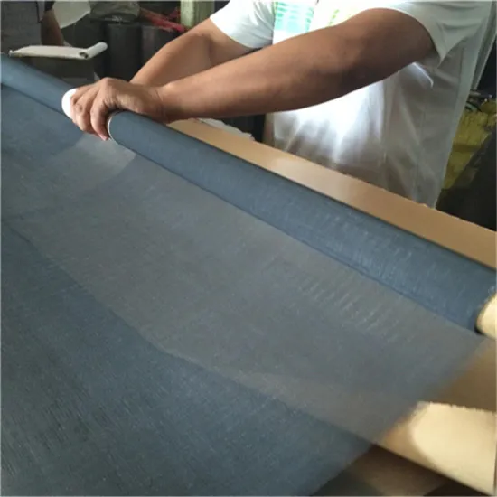 High temperature 3400 degree heat resistant fireproof tungsten wire mesh screen