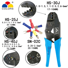 HS-30J/25J/40J 0.25-6mm2 23-10AWG crimping pliers for insulated terminals and connectors SN-02C european brand tools