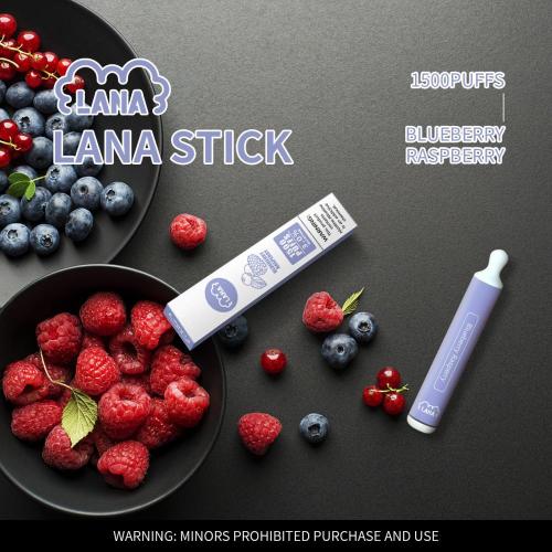 Factory Price Lana Stick Disposable Vape 1500 Puff