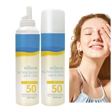 Missha runt Safe SunCream Mousse: Organisk solskyddsmedel med anti-aging och anti-UV-skydd