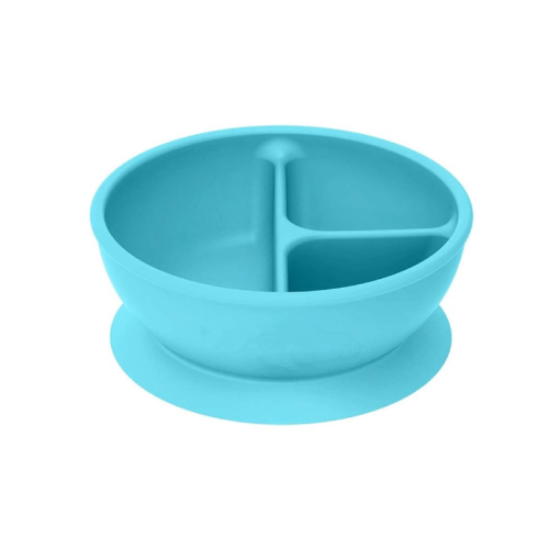 Dishwasher safe Divided Silicone Suction Bowl