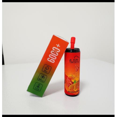 Fluum Bar 6000 퍼프 일회용 vape 뜨거운