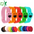 Smile Cartoon Slap Braccialetti anti-zanzara in silicone