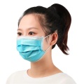 Maschera per il viso odontoiatrica monouso in tessuto non tessuto 3ply